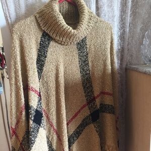 Turtleneck Poncho